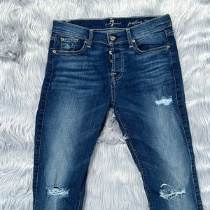 MOVING SALE! 7 For All Mankind Skinny Boyfriend Jeans - Size 27